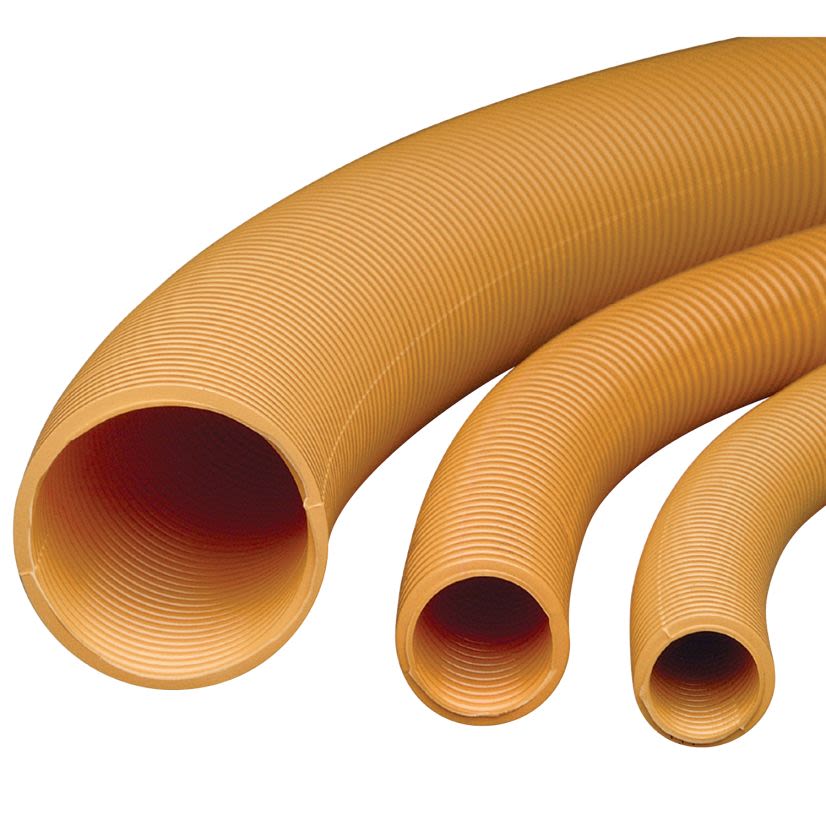 Carlon Resi-Gard SCG4X1C-100 Flexible Standard Non-Metallic Raceway With Tape, 100 ft L